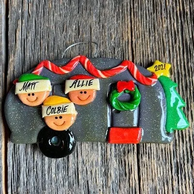 Cozy Camper Christmas Ornament