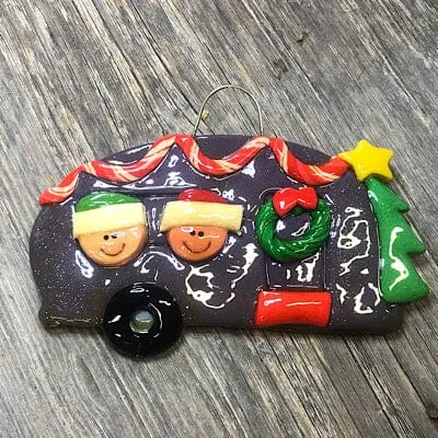 Cozy Camper Christmas Ornament