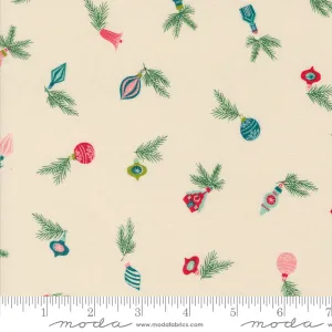 Cozy Wonderland - Vintage Baubles in Natural - 45593 11 - Half Yard