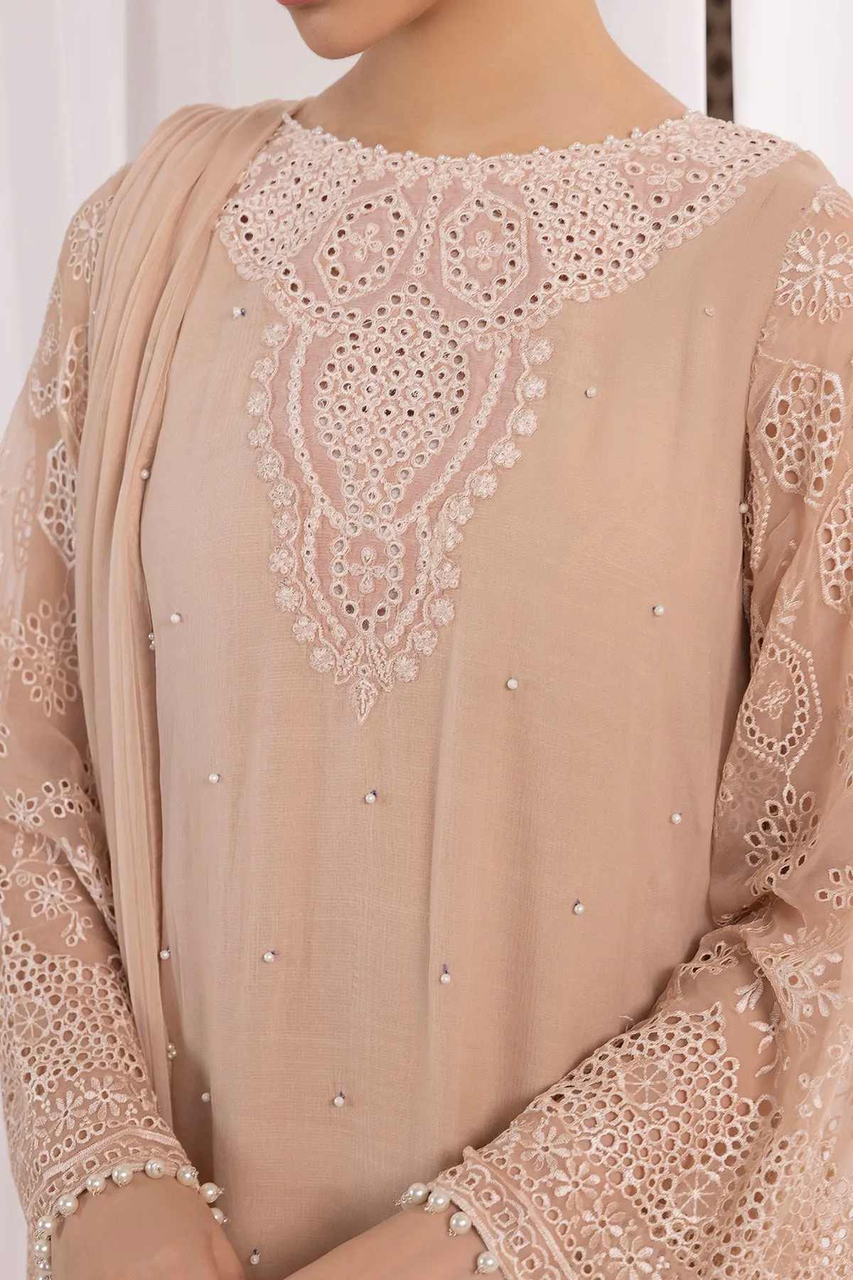 Chic Embroidered Chiffon PR-843