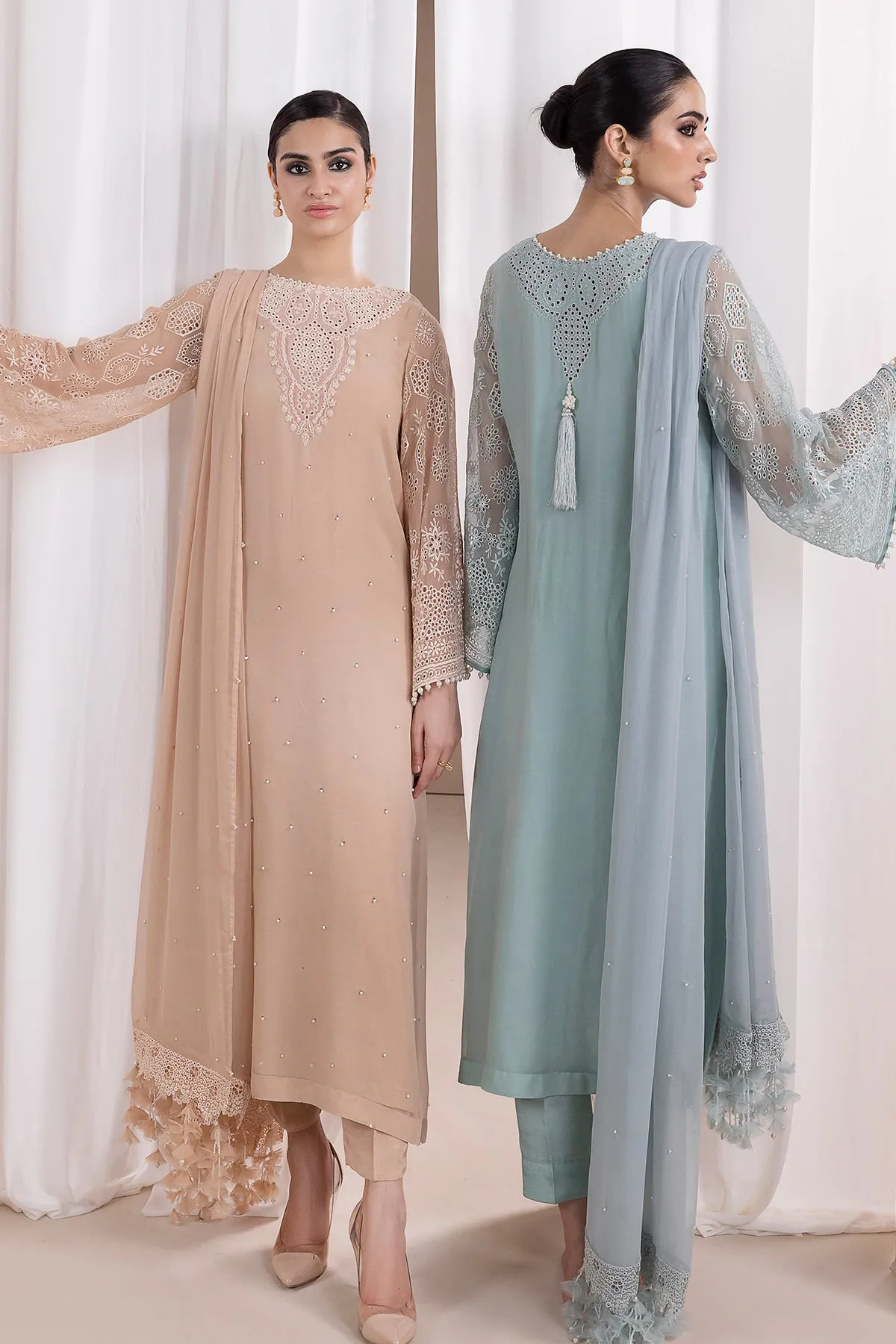 Chic Embroidered Chiffon PR-843