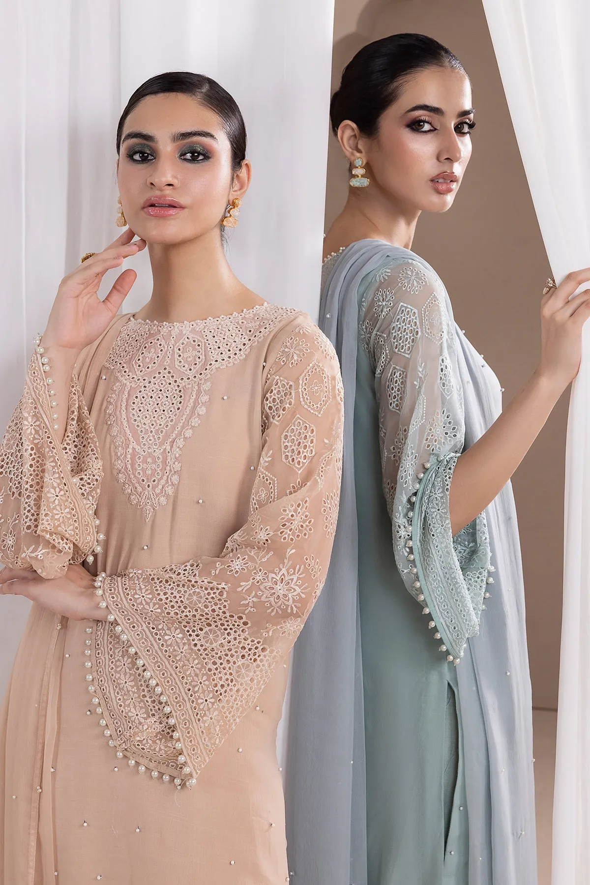 Chic Embroidered Chiffon PR-843