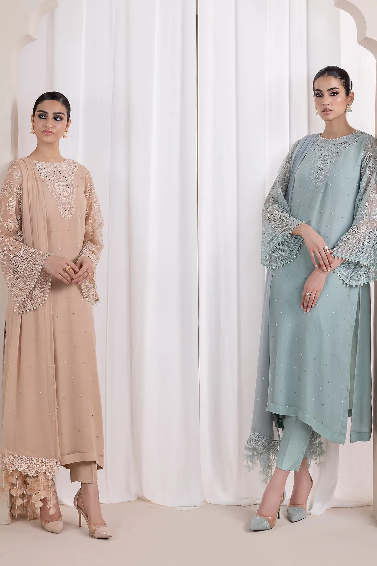 Chic Embroidered Chiffon PR-843