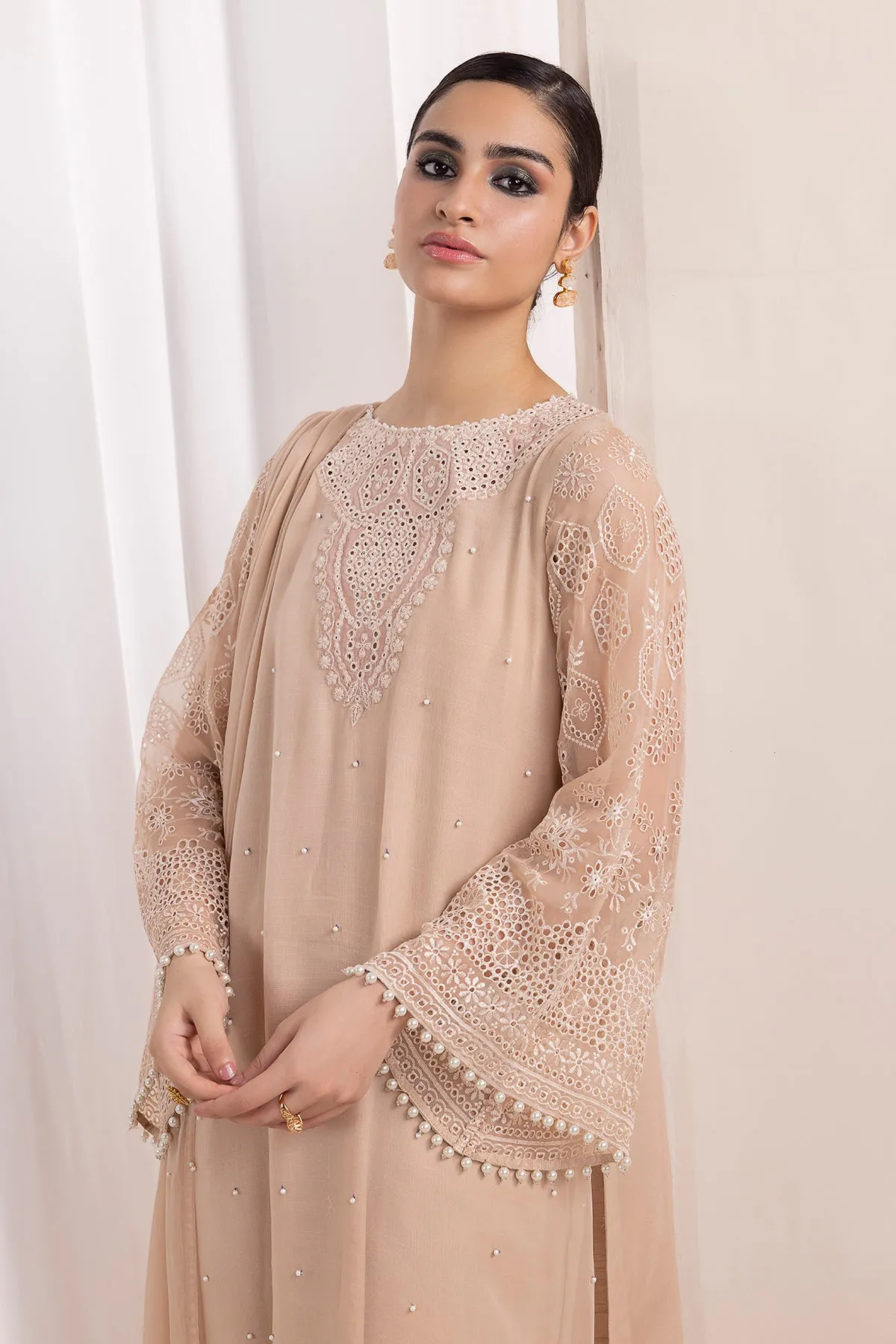 Chic Embroidered Chiffon PR-843