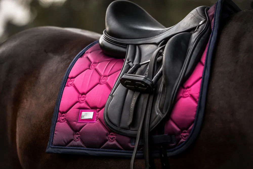 Equestrian Stockholm Luxe Faded Fuchsia Dressage Saddle Pad - Premium Comfort & Style