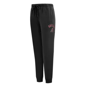 MLB ARIZONA DIAMONDBACKS CLASSIC WOMEN'S FLC SWEATPANT (BLACK)