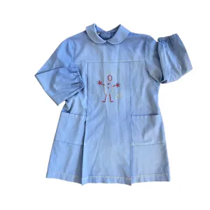 Vintage 1960's Blue School Blouse / Shirt /  5-6 Years